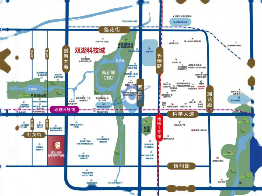 郑州高新国资产业园独栋多面积送露台及小院